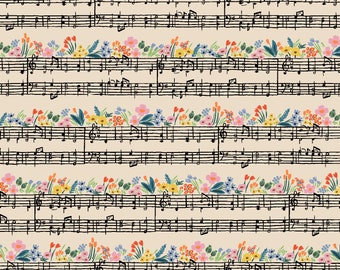 Music Notes in Cream (rp903-cr1) | Bramble | Rifle Paper Co | Cotton+Steel | fcafdb - fdbyae - fs4w0