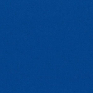 May include: Solid blue background.