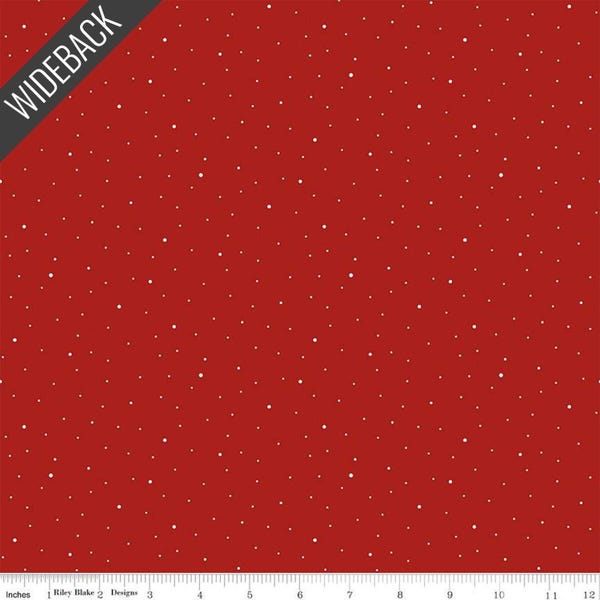 Dapple Dot Wideback (108 Inch) in Barn Red (wb640-barnred) | Dapple Dot | Riley Blake Designs | Riley Blake | fcb5wg - fdqkzd - fs7uw