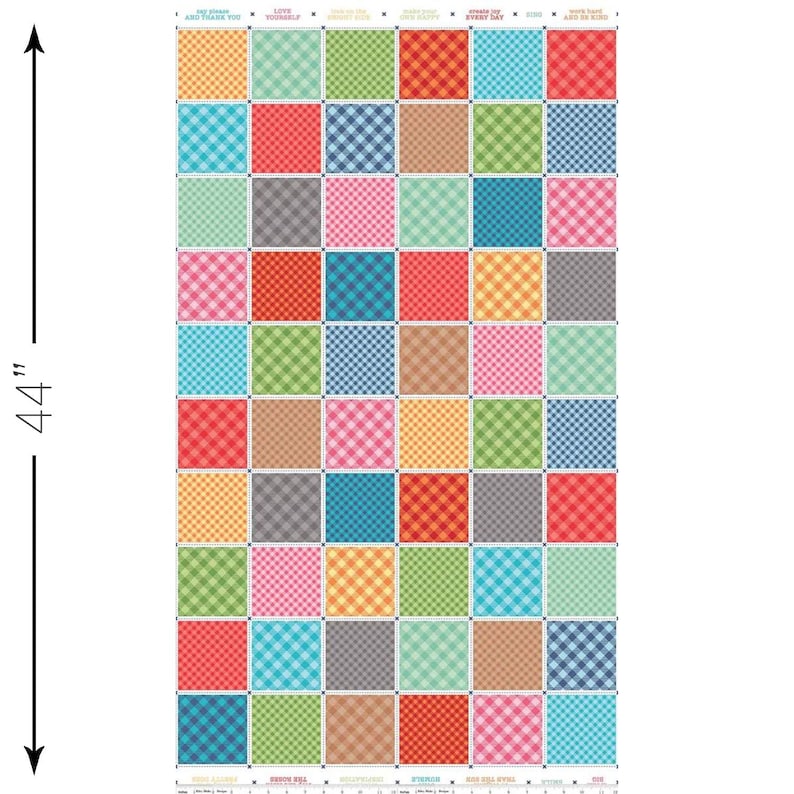 Bee Basic Busy Patchwork (c6392-multi) | Bee Basics | Lori Holt | Riley Blake | fce7tn - fdz3ey - fs7uw Bild 1