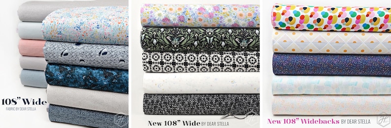 Moonflower Wideback (108 Inch) in Midnight (xstella-d2722 midnight) | Dear Stella 108" Wide | Dear Stella | fcrely - fdh1wk - fsy0q image 2