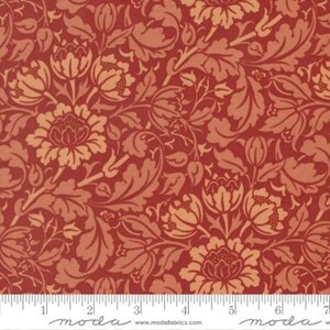 Flowering Scroll in Russet (13384 16) | Morris Muse | Barbara Brackman | Moda | fc0eda - fd1f2t - fspch