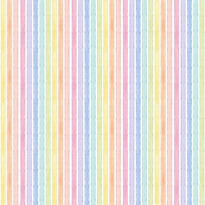 May include: A seamless pattern featuring vertical stripes in pastel colors: pink, yellow, orange, blue, and green. The stripes are separated by thin white lines and dotted with tiny gray dots, creating a textured effect.