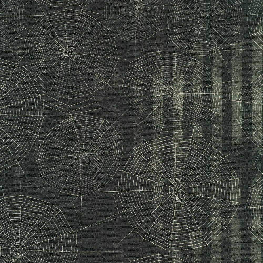 Spiderweb Stripe in Licorice srkd-22479-182 Dreadful Delights Robert  Kaufman Fcm2qs Fdn3tq Fssd0 - Etsy