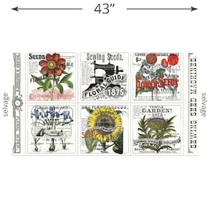 Garden Patch Panel (pd15681-panel) | Sewing Seeds III | J Wecker Frisch | Riley Blake | fcr0l4 - fdricd - fs7uw