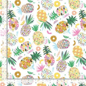Pineapple Crush in White (stella-d3040  white) | Pineapple Crush | Dear Stella | fc341z - fdh1wk - fsy0q