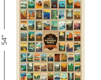 National Parks Panel (2020) (p9770-wilderness) | National Parks | Anderson Design Group | Riley Blake | fcy709 - fd9gp6 - fs7uw