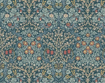 Blackthorn in Indigo (pwwm055.indigo) | The Classics | The Original Morris & Co | Free Spirit | fcebcx - fdxfen - fsgyr