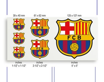 fc barcelona spain sew or iron fc barcelona new badge embroidery