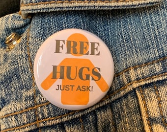 Free Hugs 1.25 in and 2.25 Buttons