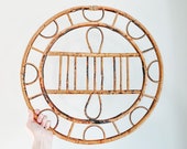Vintage rattan wall decor rattan wall hanging