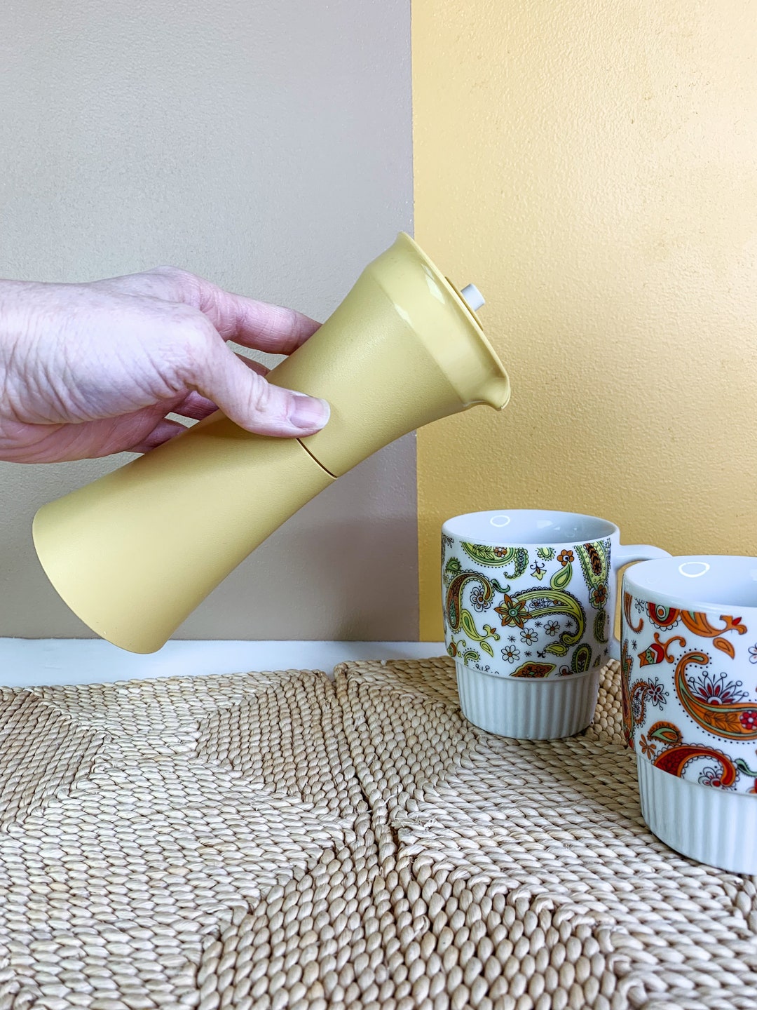 Vintage Tupperware Creamer Thermos Etsy