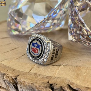 Premium Championship Ring use your own LOGO image 5