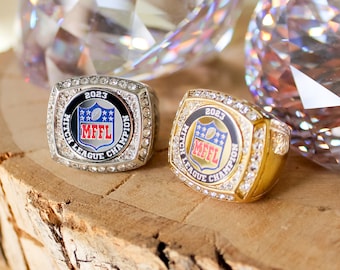 Bague personnalisée avec logo Fantasy Football FFL