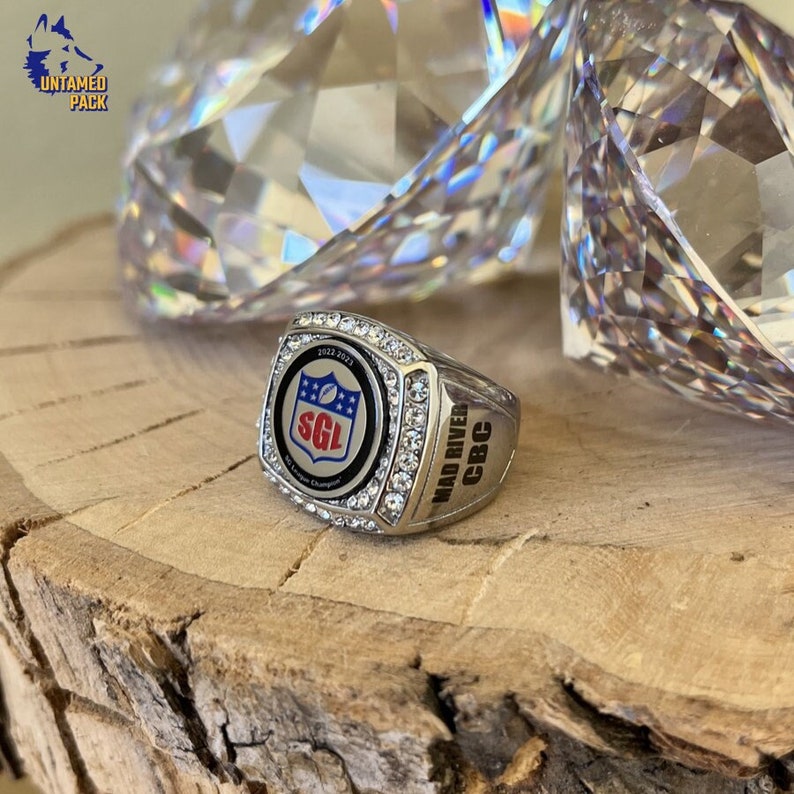 Premium Championship Ring use your own LOGO image 5