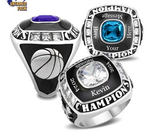 Personalized Basketball Championship Ring