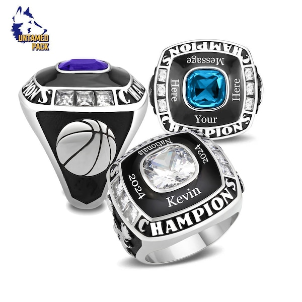 Personalized Basketball Championship Ring