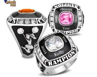 Personalized Cheerleader Championship Ring