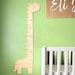 Surfboard Shark Growth Chart Ruler. Kids Nursery Height Measurement ...