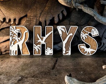 Dinosaur Alphabet SVG: A-Z Digital File