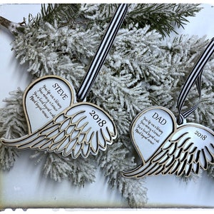 Digital Angel ornament SVG  file. In memory,  Angel wings, memorial keepsake, memory loss , bereavement