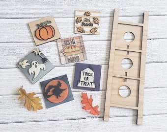 Leaning Ladder SVG: Interchangeable Holiday Insert Patterns (Digital Download)