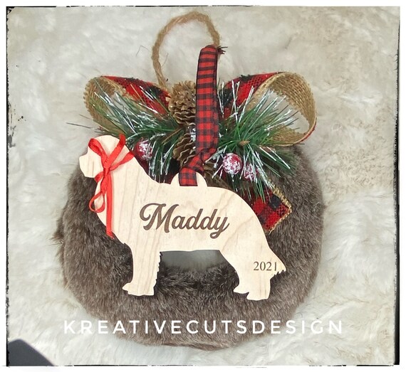 Printtoo Ornamento Natalizio Personalizzato Per Animale Domestico | Regalo Inciso Al Laser In Acrilico Con Scatola, Cane O Gatto - 5