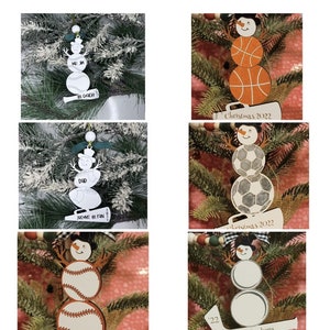Snowman singles Hockey, Soccer, Football, Baseball, Basketball, volleyball player, coach, SVG Glowforge digital downlaod