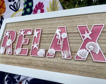 Seashell Alphabet Font SVG: A-Z Ocean Letters, Glowforge Ready (Digital File)