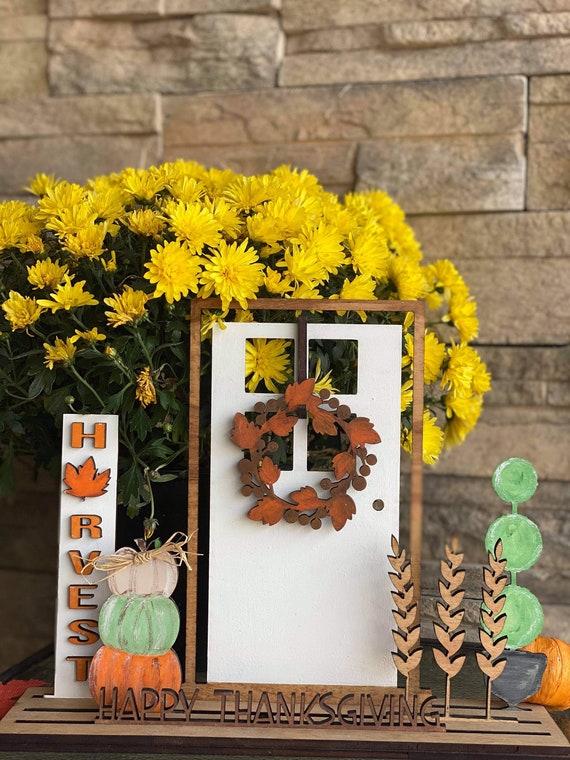 Interchangeable Front Door Decor SVG: Holiday Laser Cut File (Digital Download)