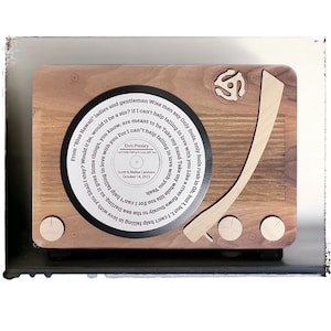 Platenspeler, draaitafel, vinyl SVG digitale Glowforge download Muziekspeler Retro stereo hifi-geluidssysteem