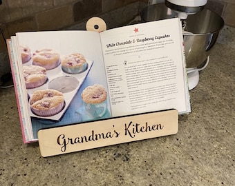 Soporte para recetas Glowforge SVG: Soporte grabable para iPad y fotos (descarga digital)