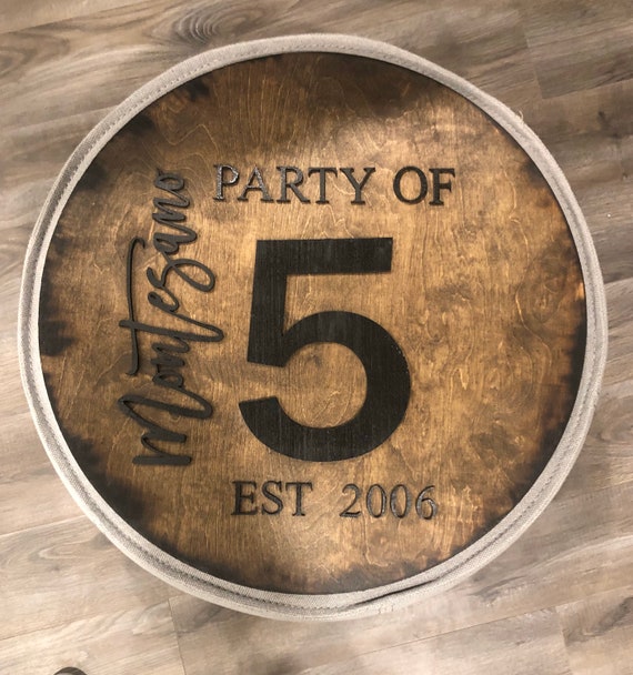18 Round Wood Signs