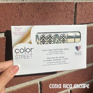 Color Street nail strips *Costa rica escape*