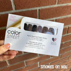 Color Street nail strips *Smokes on you*