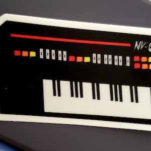 Synthesizer Sticker - &quot;NV-6 Envy Synth&quot; van Seven Deadly Synths