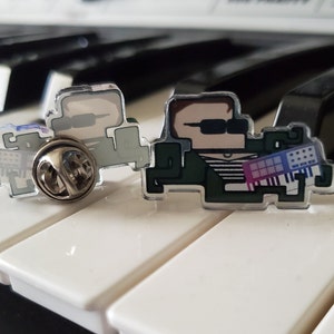 Seth Iggy Acrylic Pin Seven Deadly Synths Octopunk image 1