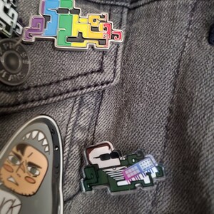 Seth Iggy Acrylic Pin Seven Deadly Synths Octopunk image 2