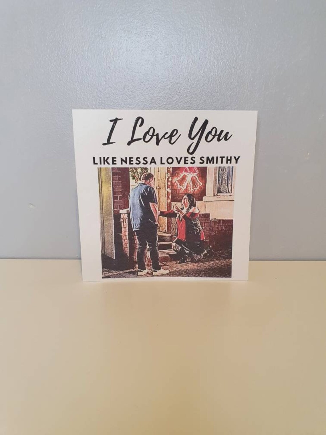Gavin and Stacey Valentines card Etsy