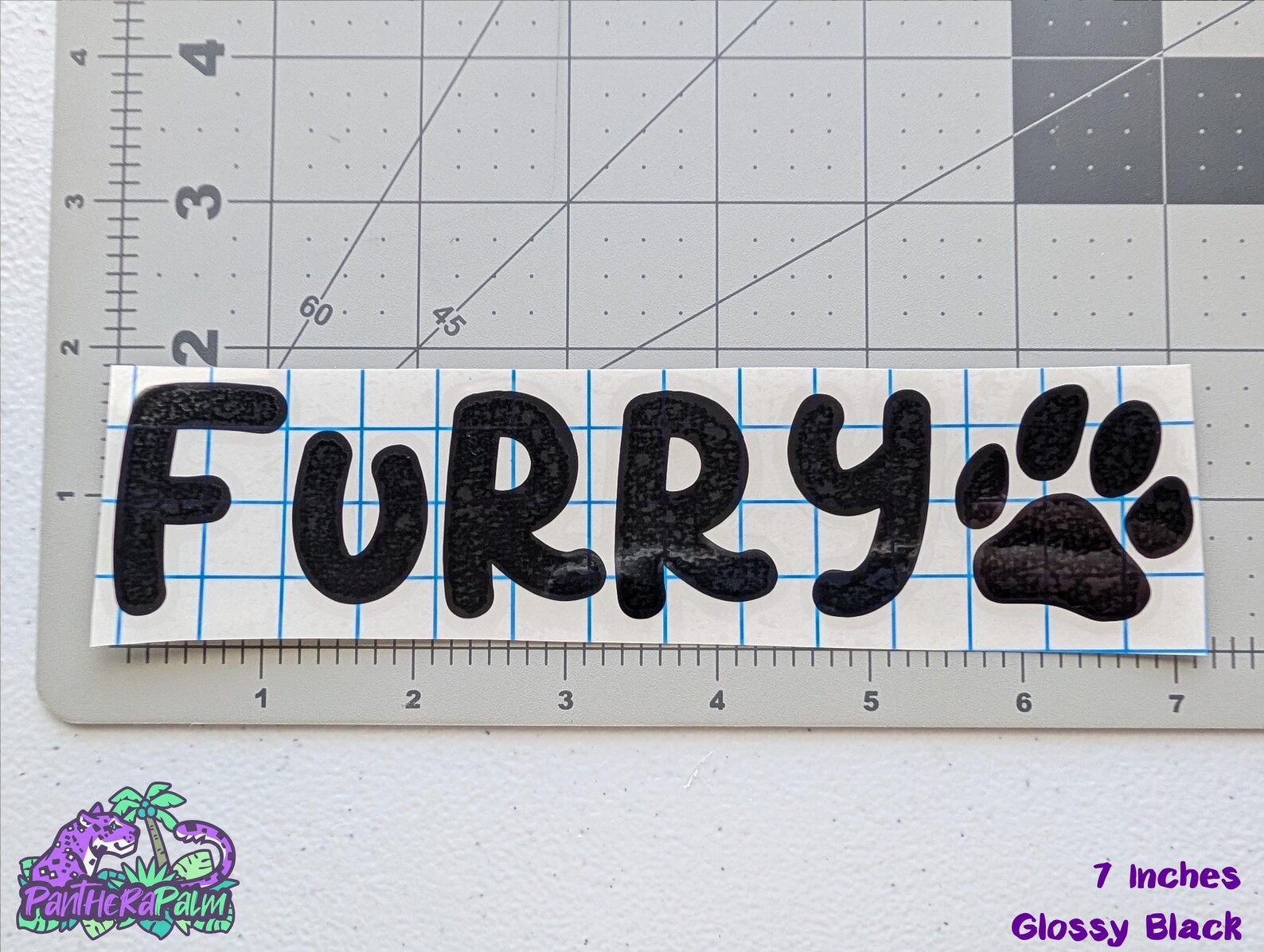 Furry Vinyl Decal - Choose From 63 Colors, 5 Sizes - Etsy