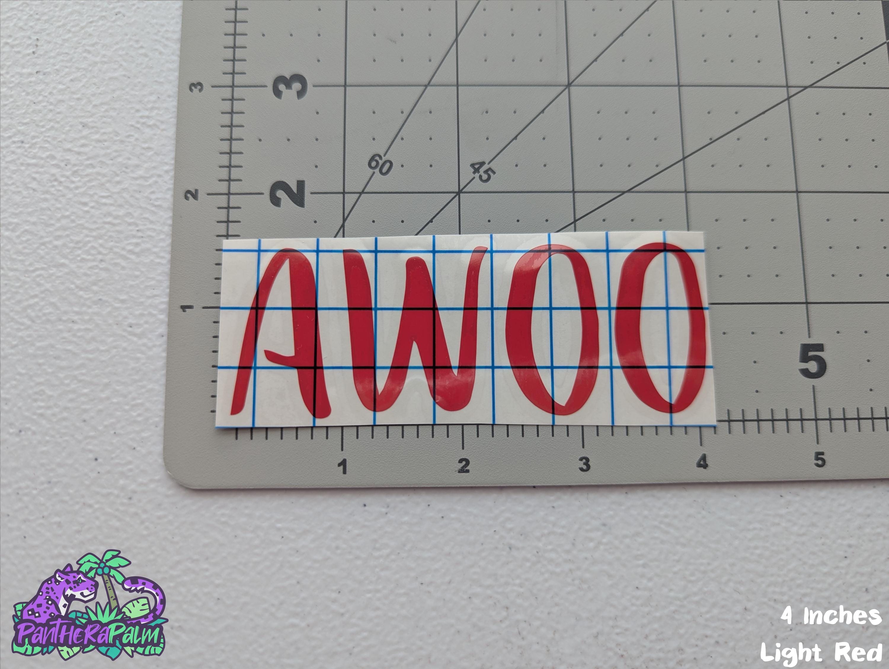 AWOO Vinyl Decal - Etsy
