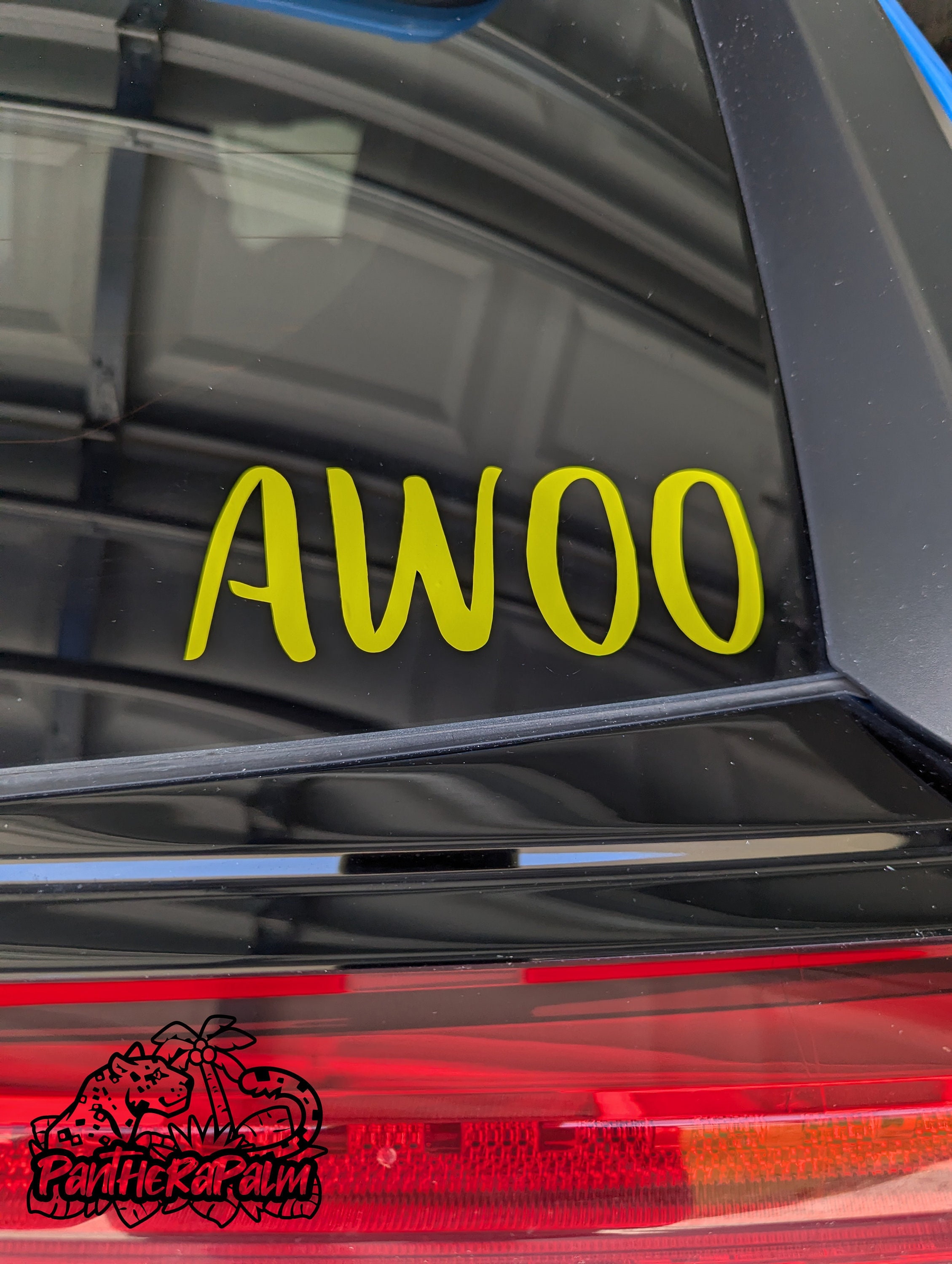 AWOO Vinyl Decal - Etsy