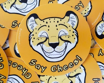 Say Chees! - 3" Vinyl Sticker