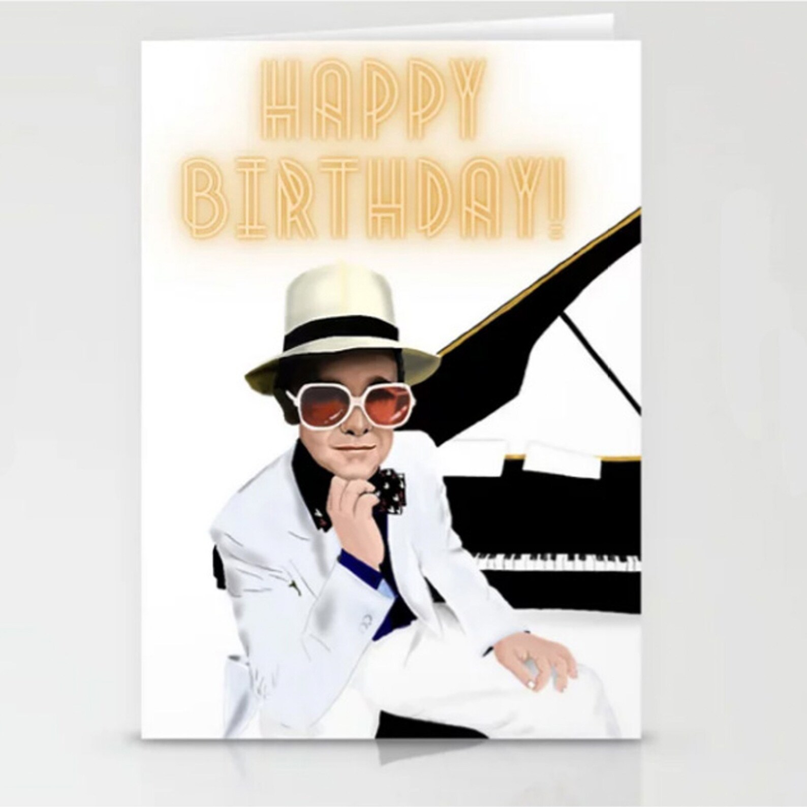 Elton Birthday Card Happy Birthday Card Beautiful Card for Friend
