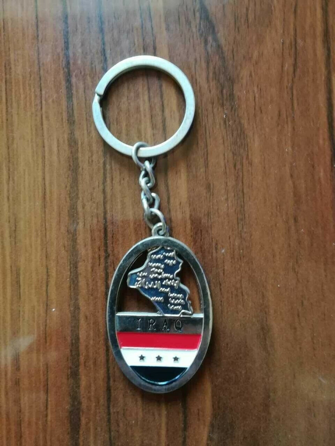 Iraq Flag Keychain Baghdad With Map of Iraq Souvenir Best Gift Etsy UK