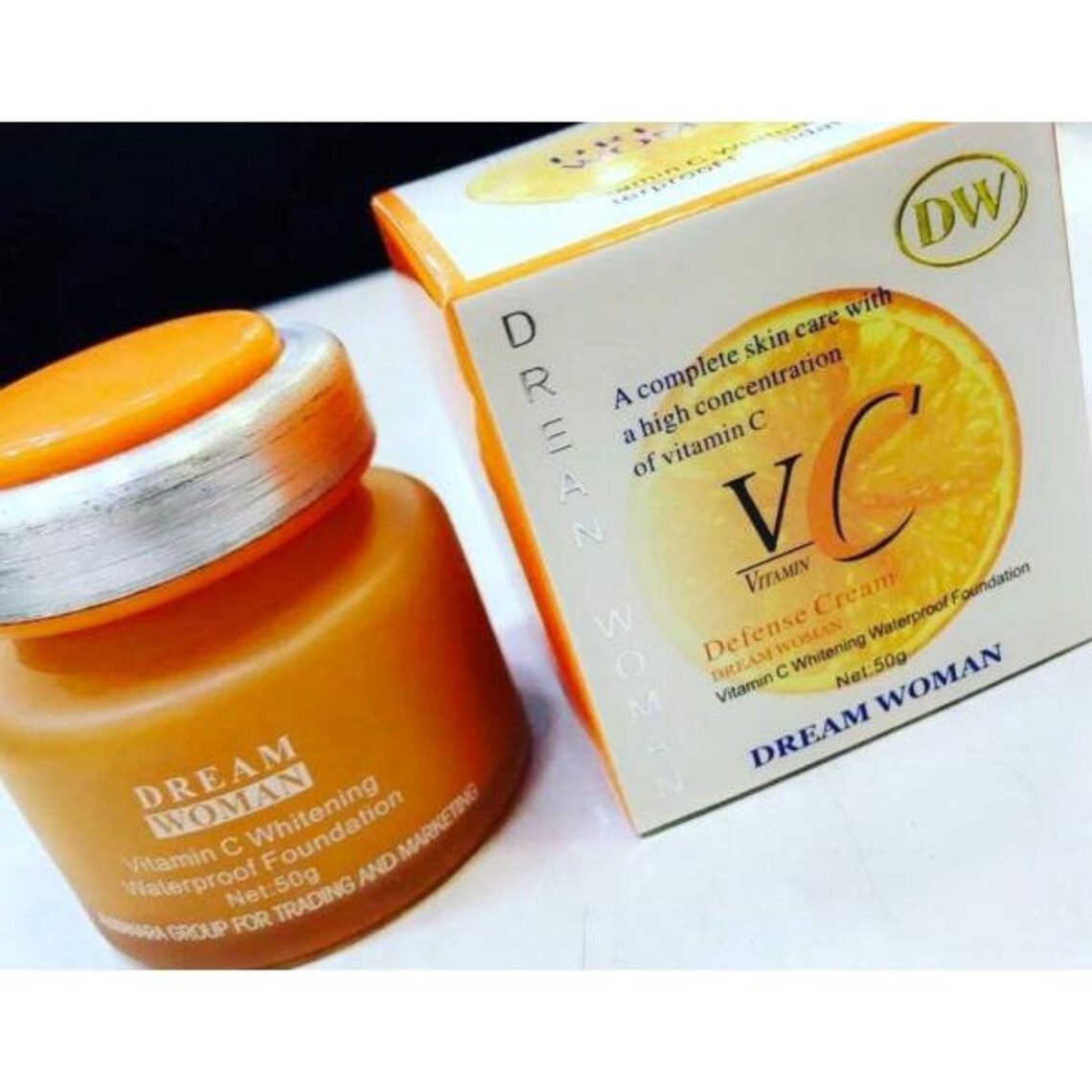 Dream woman vitamin c whitening cream foundation waterproof Etsy