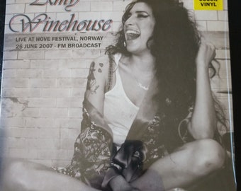 AMY WINEHOUSE Live at Hove Festival Norway 6/26/2007  FM Broadcast Blue Vinyl New Sealed lp Record