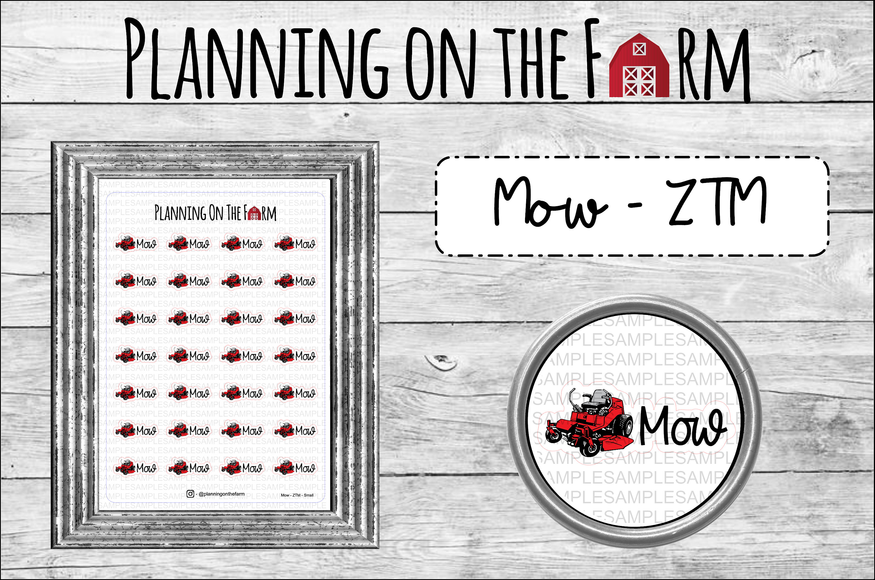 Garden Planner Sticker Set