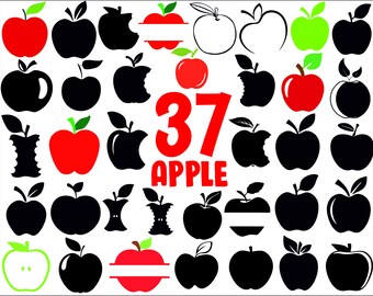 Download Free Red Apple Svg File Etsy SVG Cut Files