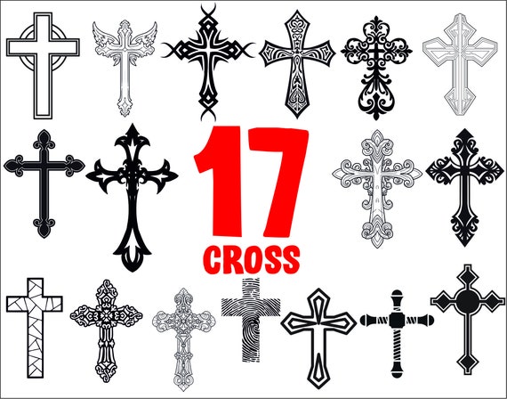 Fancy Cross SVG Fancy Cross Cut File Fancy Cross DXF Fancy 